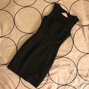 H&M black suit dress
